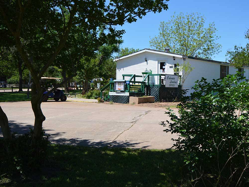 The office and community center at COLORADO LANDING RV PARK