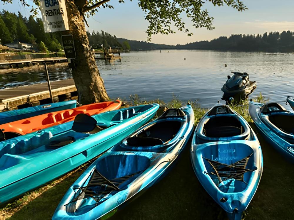 Lake view at Camp Lakeview