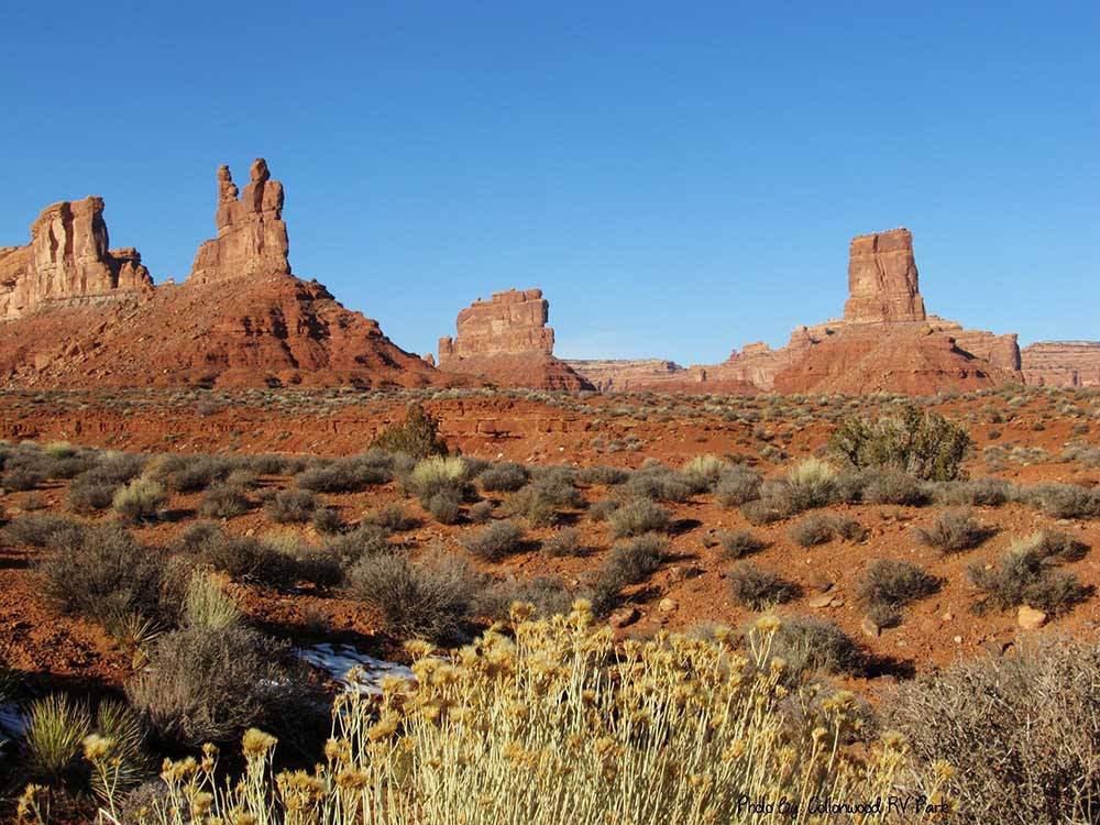 Valley of the Gods nearby at COTTONWOOD RV PARK