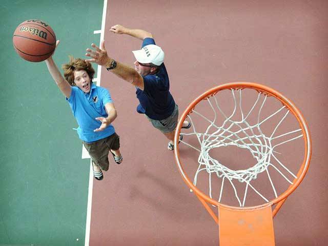 Hoop it up on our basketball courts!