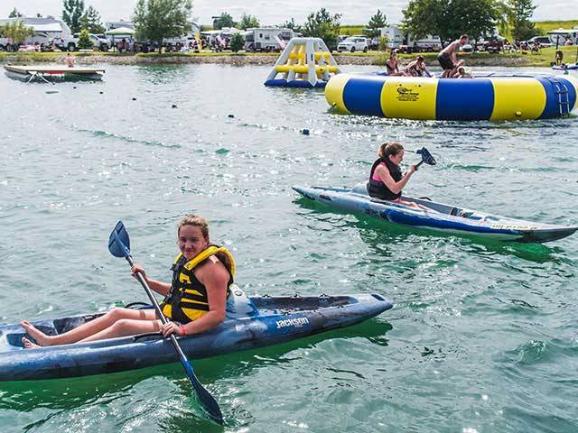 We rent kayaks,  paddle boats,  & fishing  boats  
