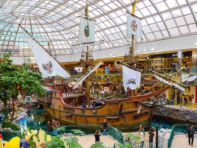 Pirate ship adventure at West Edmonton Mall