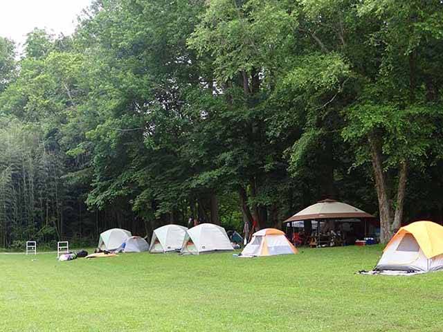 Comfy tent camping areas