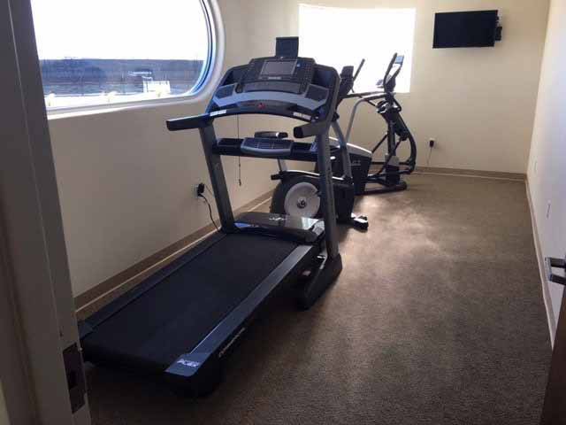 Our fitness center is conveniently located inside the Resort Clubhouse.