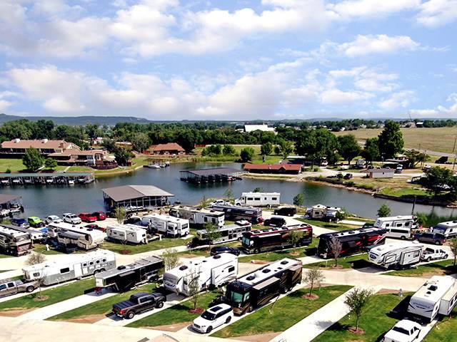 Aerial View at Possum Kingdom