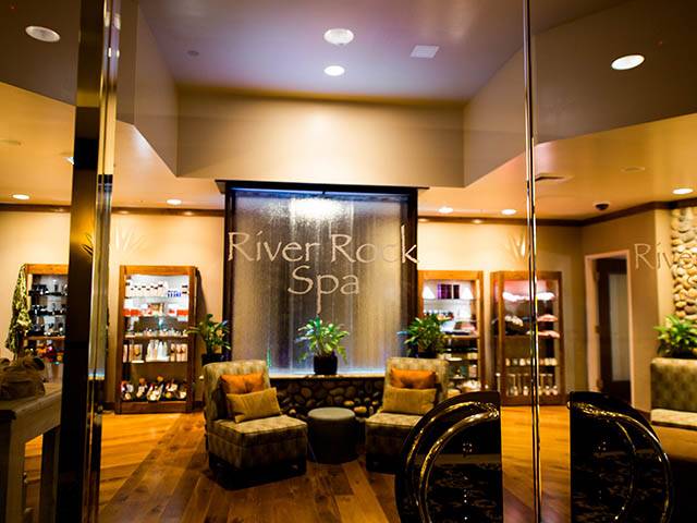 And there is also the full-service River Rock Spa offering pampering for everyone