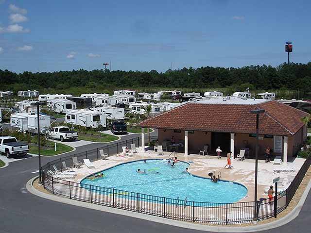 Enjoy our sparkling pool