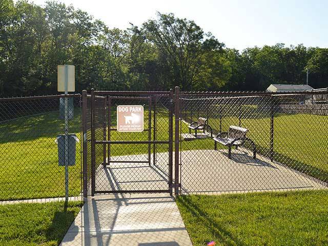 Large dog park