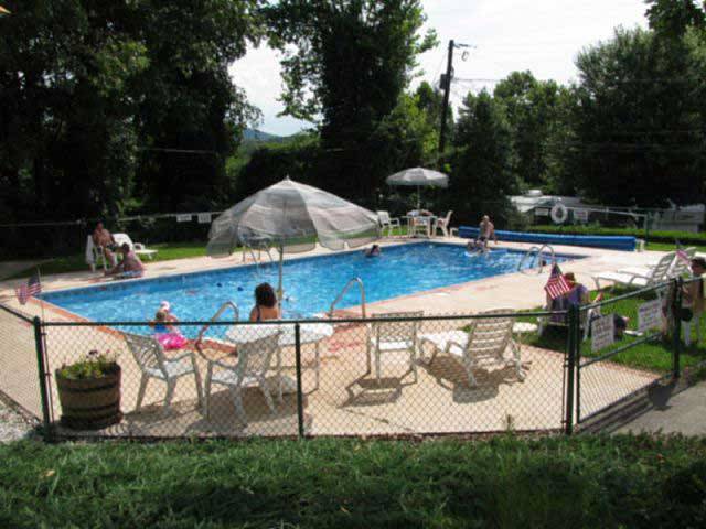 Our heated pool