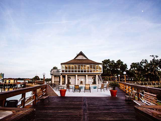 and the on-site restaurant and store
