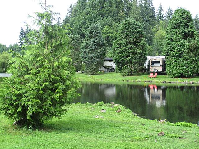 Enjoy lawns at your site or around the park
