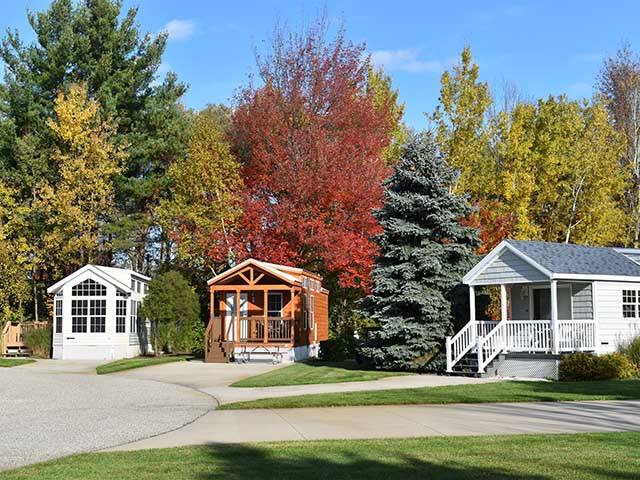 No RV? Choose one of our deluxe rental cottages 