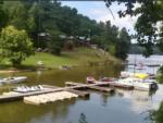 Docks with jet skis and boats - thumbnail