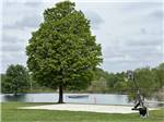 The basketball court by the lake at MAPLE LAKES RECREATIONAL PARK - thumbnail