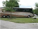 Class A motorhome at Indiana Beach Campground - thumbnail