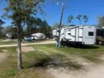 trailer in RV site at Salt Bayou Kampground - thumbnail