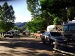 Trailer's parked at site Four Seasons RV Resort - thumbnail