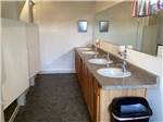 The clean bathroom sinks at RUBY VALLEY CAMPGROUND & RV PARK - thumbnail