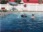 View larger image of Kids swimming in pool at HOLIDAY RV PARK  CAMPGROUND image #6
