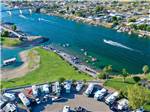 Beautiful aerial view of the marina at NEEDLES MARINA RESORT - thumbnail