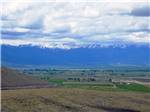 Looking at a snow capped mountain at MT VIEW RV ON THE OREGON TRAIL - thumbnail