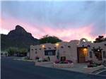 View larger image of Exterior of building with beautiful sky at PICACHO PEAK RV RESORT image #3