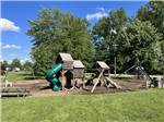 The playground equipment at INDIAN CREEK CAMP & CONFERENCE CENTER - thumbnail