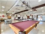 View larger image of One of the billiard tables at MESA SUNSET RV RESORT image #11