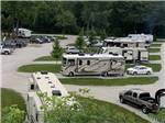 A row of pull thru RV sites at EAGLE CLIFF CAMPGROUND & LODGING - thumbnail