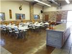 Banquet seating in the rec hall - thumbnail