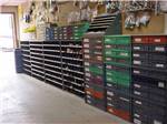 View larger image of A row of tools and part trays at MOTLEY RV REPAIR image #4