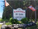 The front entrance sign at KALKASKA RV PARK & CAMPGROUND - thumbnail