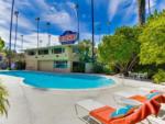 The swimming pool behind the office at SAN DIEGO RV RESORT - thumbnail