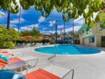 Lounge chairs around the swimming pool at SAN DIEGO RV RESORT - thumbnail