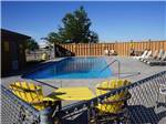 The fenced in swimming pool at CHEYENNE RV RESORT BY RJOURNEY - thumbnail