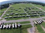 Magnificent aerial view over campground at STATE FAIR OF WEST VIRGINIA CAMPGROUND - thumbnail