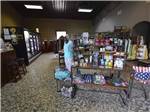 View larger image of Inside of the convenience store at BUSHMANS RV PARK image #6