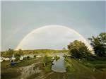 A rainbow over the campsites at CLAYTON PARK RV ESCAPE - thumbnail