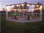 Fire pit at night - thumbnail