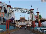 Entrance sign to Pleasure Pier at DELLANERA RV PARK - thumbnail