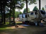 RV site in the trees at Lost Acres RV Park - thumbnail
