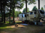 RV site in the trees at Lost Acres RV Park - thumbnail