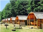 View larger image of Log cabins at campground at GRANDY CREEK RV CAMPGROUND KOA image #5