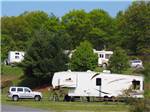 View larger image of Trailers and RVs camping at TIMOTHY LAKE SOUTH RV PARK image #1