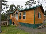 View larger image of Cabin with picnic table at WHALERS REST RV  CAMPING RESORT image #4