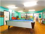 View larger image of Pool table in game room at the lodge at WHALERS REST RV  CAMPING RESORT image #5