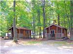 View larger image of Log cabins at campground at SAINT CLAIR THOUSAND TRAILS image #4