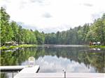 Trailers camping on the lake at THOUSAND TRAILS STURBRIDGE - thumbnail