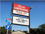 The front entrance sign at TOWER CAMPGROUND - thumbnail