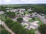 View larger image of Aerial view over campground at NORTHLAKE VILLAGE RV PARK image #2